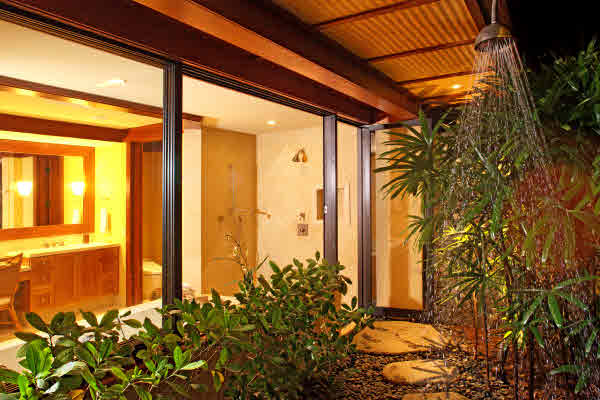 Master Bathroom Outdoor Shower Garden