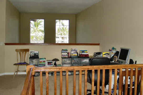 Upper Level Loft Area is currently used as a Study.