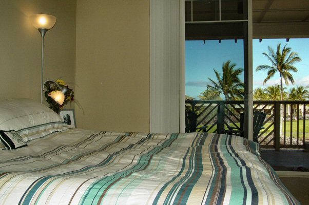 Master Bedroom with Panoramic Golf Course View.
