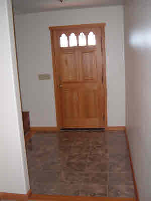 Marble Tile at Entry.