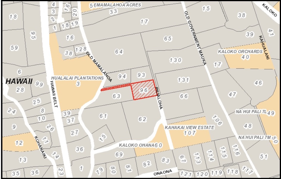 OLD MAMALAHOA HIGHWAY KAILUA-KONA HI 96740