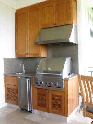 Summer kitchen on the lanai.
